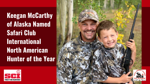 Keegan McCarthy Named SCI North American Hunter of the Year