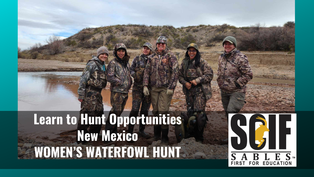 SCIF & NMDGF Women’s Waterfowl Hunt