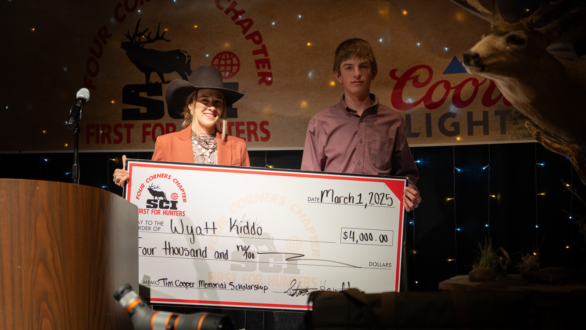 FOUR CORNERS SCI AWARDS THE 2025 TIM COOPER MEMORIAL SCHOLARSHIP