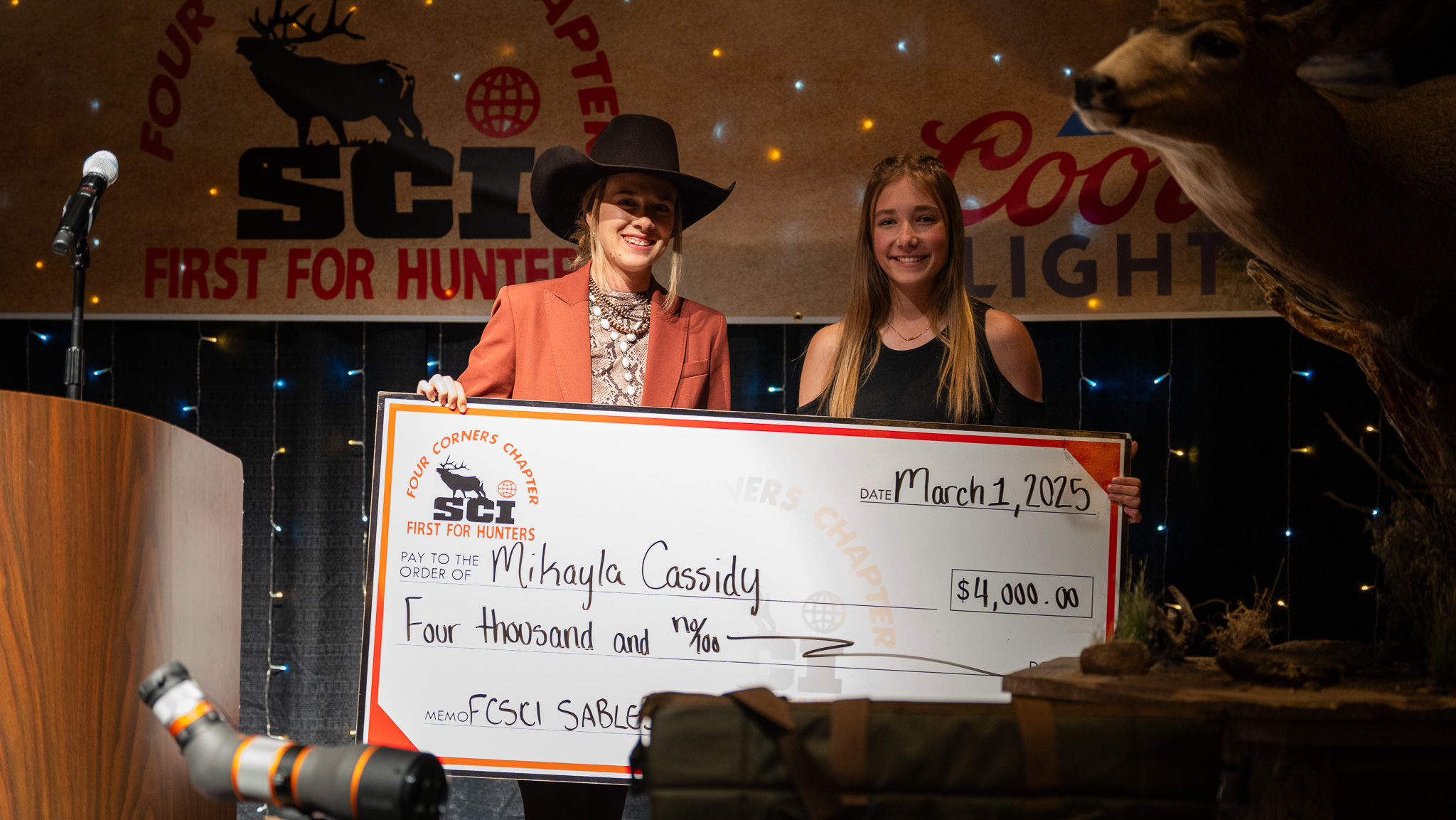 FOUR CORNERS SCI ANNOUNCES FIRST SABLES SCHOLARSHIP RECIPIENT
