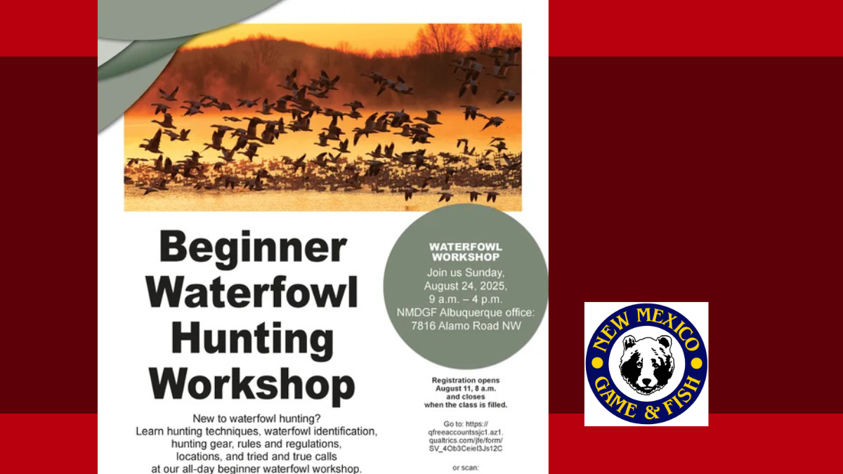Check out our Waterfowl Hunting Workshop! | New Mexico